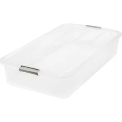 IRIS USA Plastic Under Bed Storage Containers -Home Storage Store GUEST 4a02c765 3a92 4388 88ff bdf52c192635