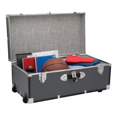 Seward Trunk 30" Paper Line Wheels Gray 6 Seward Trunk 30" Paper Line Wheels Gray - Image 6
