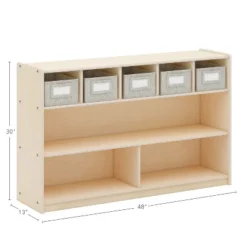 Guidecraft EdQ Shelves And 5 Bin Storage Unit - 30" 7 Guidecraft EdQ Shelves And 5 Bin Storage Unit - 30" -Home Storage Store GUEST 4da5b0b6 8d0e 40db 8110 2721886e80e0