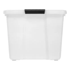 IRIS Stack And Pull Clear Storage Bin With Lid Natural -Home Storage Store GUEST 4e9d321f a801 4f00 a5b8 0d4aa7d8888c