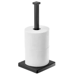 MDesign Modern Metal Free-Standing Toilet Paper Stand, Holds 3 Rolls -Home Storage Store GUEST 507d161e dc46 45e5 8a7d c38bfb3cbecb
