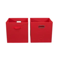 Household Essentials 2pc 12" X 13" Fabric Storage Bin Set -Home Storage Store GUEST 50b64fae 7769 4ac0 9f63 2948770089d8