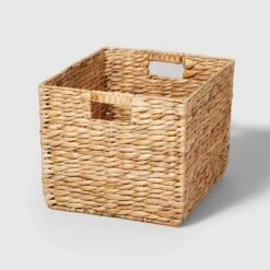 Woven Water Hyacinth Milk Crate - Brightroom™ -Home Storage Store GUEST 5108b3bd 325d 4bd3 beb8 f48ab7a835d7