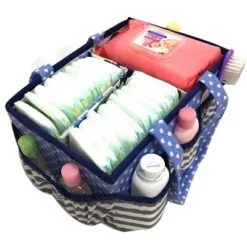 Bacati - Elephants Blue/Gray Storage Caddy -Home Storage Store GUEST 5545c016 931c 4673 9e9e 1cc55e4157a5