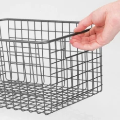 MDesign Bath Metal Storage Organizer Basket - 4 Pack -Home Storage Store GUEST 55d70532 f99a 47c0 bc23 765e58dd3782