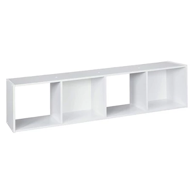 Closetmaid 102900 Decorative Home Stackable 4-Cube Cubeicals Organizer Storage In White With Hardware For Toys, Office, Or Home 1 Closetmaid 102900 Decorative Home Stackable 4-Cube Cubeicals Organizer Storage In White With Hardware For Toys, Office, Or Home