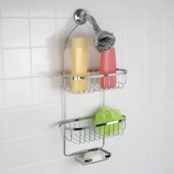 Home Basics Chrome Plated Steel Shower Caddy 6 Home Basics Chrome Plated Steel Shower Caddy -Home Storage Store GUEST 59bb58dc a89c 4fec 9d49 64f6d26417f0