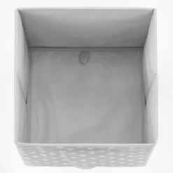 MDesign Fabric Closet Organizer Cube Bin - Textured Print, Small 12 MDesign Fabric Closet Organizer Cube Bin - Textured Print, Small -Home Storage Store GUEST 5c607e09 62e9 468c a795 ddd7bfe8b178