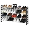Seville Classics 4 Tier Expandable Stackable 20 Pair Shoe Rack Organizer