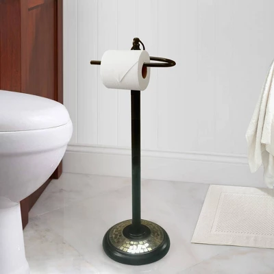 Freestanding Toilet Tissue Holder Bronze - Nu Steel 2 Freestanding Toilet Tissue Holder Bronze - Nu Steel - Image 2