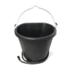 Farm Innovators FB-15R 18 Quart Flat Back Heated Bucket With Guard, Built In Thermostat, And Resists Cold Down To -35 Degrees F, 90 Watt (3 Pack)