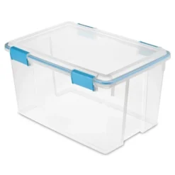Sterilite 54 Quart Clear Plastic Stackable Storage Container Box Bin With Air Tight Gasket Seal Latching Lid Long Term Organizing Solution 13 Sterilite 54 Quart Clear Plastic Stackable Storage Container Box Bin With Air Tight Gasket Seal Latching Lid Long Term Organizing Solution -Home Storage Store GUEST 62d6076f 953f 432d b5ef 8e98d9717a4d