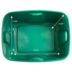 HOMZ 6618MXDC.04 18 Gallon Stackable And Nestable Heavy Duty Plastic Holiday Storage Container With 4 Way Handles, Green/Red, (4 Pack) -Home Storage Store GUEST 692d729d 7f72 4c54 bbea 8db98b3eabbf