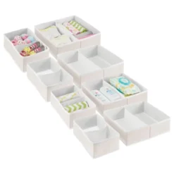MDesign Fabric Child/Kids Drawer Organizer, 2 Sizes, Set Of 8 -Home Storage Store GUEST 6b752e23 bfad 4714 ae0a 33b4cb4a56d2