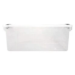 Homz 64 Quart Multipurpose Stackable Storage Container Tote Bins With Secure Latching Lids For Home And Office Organization, Clear (6 Pack) -Home Storage Store GUEST 6ddba919 93b8 44ca a3b8 58570562c2bf