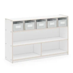 Guidecraft EdQ Shelves And 5 Bin Storage Unit - 30" 9 Guidecraft EdQ Shelves And 5 Bin Storage Unit - 30" -Home Storage Store GUEST 6df9742e 5ec1 4610 8473 7608c0ed09a0