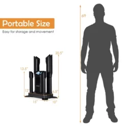 Costway Electric Shoe Boot Dryer 4 Shoes W/ 180 Mins Timer -Home Storage Store GUEST 6ed963d0 e977 4af0 b0e7 2e40ecce2f35