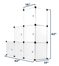 Mount-It! Modular Cube Storage Organizer - 9 Cubes -Home Storage Store GUEST 722da032 686f 4f3f 9b52 97c9259b594f