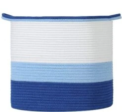 Midlee Blue 3 Tone Toys Basket -Home Storage Store GUEST 7265acb4 fb1b 4f6f b055 5689a311f421