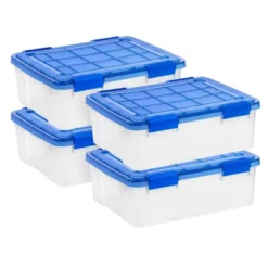 IRIS 26.5qt WeatherPro Plastic Storage Bin -Home Storage Store GUEST 72f571f3 7a28 4987 af7c 27c41f9beb96