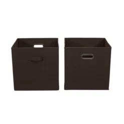 Household Essentials 2pc 12" X 13" Fabric Storage Bin Set -Home Storage Store GUEST 74c13fa2 3ad8 4ee1 973b b8c8a4d87c82
