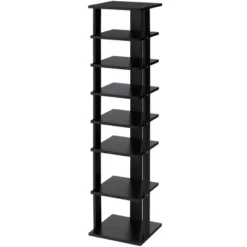 Costway Wooden Shoes Storage Stand 7 Tiers Shoe Rack Organizer Multi-shoe Rack Shoebox Black -Home Storage Store GUEST 76f90a7e f66d 41b2 8bfd 882db4485e37