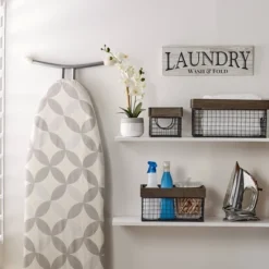 Design Imports Set Of 6 Antique Silver Finish Farm House Baskets -Home Storage Store GUEST 77b6fb14 9fd9 4880 ad2d 2993dd85534c