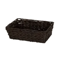 Household Essentials Set Of 4 Hyacinth Stained Baskets Brown -Home Storage Store GUEST 7e434393 946e 4b23 ba0e 1366b5232ef4