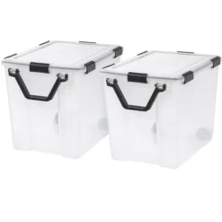 IRIS USA WEATHERPRO Airtight Plastic Storage Bin With Lid And Seal And Secure Latching Buckles 23 IRIS USA WEATHERPRO Airtight Plastic Storage Bin With Lid And Seal And Secure Latching Buckles -Home Storage Store GUEST 7f5e563c fd76 4fc8 a155 eb26fd223f38