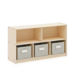 Guidecraft EdQ 2-Shelf 5-Compartment Storage - 24" -Home Storage Store GUEST 8292c64f ab7b 43dd b9e9 fbeeb88c80b6