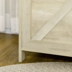 HOMCOM 19" Farmhouse Storage Chest, Lift Top Box Organizer With Safety Hinge To Open Up 150° For Bedroom, Entryway, Living Room, White -Home Storage Store GUEST 838251ec 1549 4122 b7ee e83565af0335