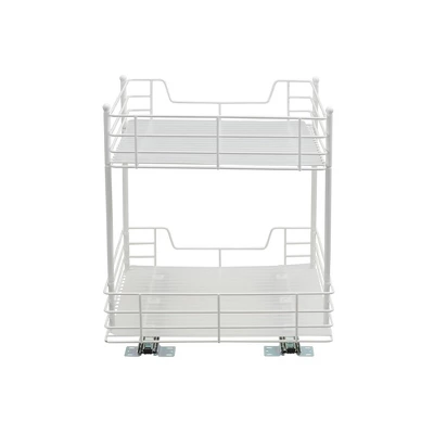 Household Essentials 15" 2-Tier Pantry Organizer White 6 Household Essentials 15" 2-Tier Pantry Organizer White - Image 6
