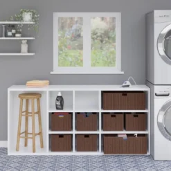 3pc Tessa Woven Rope 3 Small Basket Set Walnut - Winsome -Home Storage Store GUEST 84a25fc0 9a08 486b bd9b 091a2f4420c6