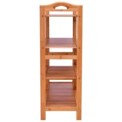 Costway 4 Tier Multifunction Bamboo Shoe Rack Boot Tower Shelf Storage Organizer Stand -Home Storage Store GUEST 8534d21b 785f 4b1f 8061 3abbea6b9368