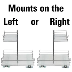 Household Essentials Double-Sided Pantry Organizer Nickel -Home Storage Store GUEST 877f1783 e642 4125 9ec0 2eedc0b1931a