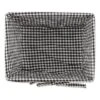 Design Imports Set Of 3 S Antique White Chicken Wire Gingham Check Liner Baskets Black/White