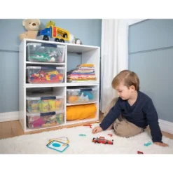 Rubbermaid Cleverstore Home Office Organization 16 Quart Latching Stackable Plastic Storage Tote Container With Lid , Clear (12 Pack) -Home Storage Store GUEST 8addabf1 99b3 48aa 851b df84177ceaf3