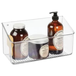 MDesign Wall Mount Plastic Home Storage Organizer Tray Basket Bin -Home Storage Store GUEST 8b6dcd54 93a3 446e 8262 826e4d46f85d