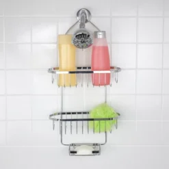 Home Basics Chrome Plated Steel Shower Caddy 7 Home Basics Chrome Plated Steel Shower Caddy -Home Storage Store GUEST 8cc0975f c0d5 4839 bbee 86756b653950