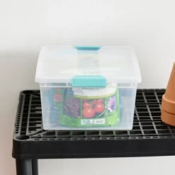 Sterilite Medium Clear Multipurpose Plastic Storage Tote, 8 Pack, And Large Clear Multipurpose Plastic Storage Tote, 8 Pack For Home Organization -Home Storage Store GUEST 8d77bf7e 59c9 4dab b21a 9a8301664296