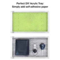 Hastings Home Decorative Acrylic Catchall Tray For Bedroom, Bathroom, And Office Storage - Clear -Home Storage Store GUEST 90c3e336 fdbd 4bce 8a27 619fb9575f29