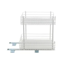 Household Essentials 15" 2-Tier Pantry Organizer White 8 Household Essentials 15" 2-Tier Pantry Organizer White -Home Storage Store GUEST 92d3f789 0ec4 4651 9498 e44eaf8e6206