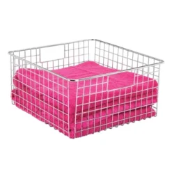 MDesign Bath Metal Storage Organizer Basket - 4 Pack -Home Storage Store GUEST 93ffe19e 8515 4ae5 b3be 6e706c5e0bbf