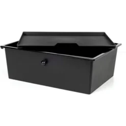 J&V TEXTILES Metal Frame Underbed Storage With Lids, Requires At Least 8”H Clearance From Floor To Bed Frame, Black, 2-Drawer -Home Storage Store GUEST 949556ed 6d2f 41eb a1db efe747aa5ae4