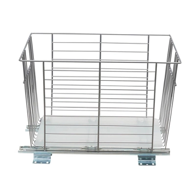 Household Essentials Pantry Vegetable And Fruit Bin Nickel 4 Household Essentials Pantry Vegetable And Fruit Bin Nickel - Image 4