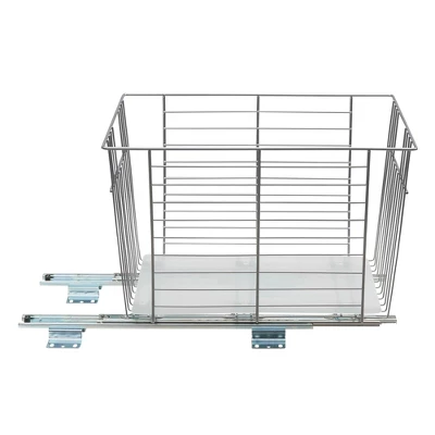 Household Essentials Pantry Vegetable And Fruit Bin Nickel 2 Household Essentials Pantry Vegetable And Fruit Bin Nickel - Image 2