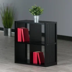 27" Timothy Shelf 2X2 Slots Black - Winsome 12 27" Timothy Shelf 2X2 Slots Black - Winsome -Home Storage Store GUEST 98e9c638 5f5d 43c6 8eb1 9876707088fc