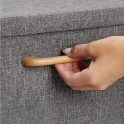 MDesign Soft Textured Fabric Home Storage Organizer Box, 2 Pack 15 MDesign Soft Textured Fabric Home Storage Organizer Box, 2 Pack -Home Storage Store GUEST 99b4b6be f60d 4eec 82f4 3c0b7ae5113b