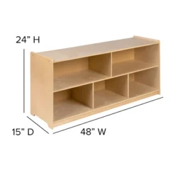 Emma And Oliver Wooden School Classroom Storage Cabinet/Cubby For Commercial Or Home Use -Home Storage Store GUEST 9c85358a fec8 4466 a0d0 afb1b2023c84