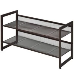 Tangkula Iron Shoe Shelf 2/3/4-Tier Space Saving Layered Shoes Shelving Shoes Storage Organizer 21 Tangkula Iron Shoe Shelf 2/3/4-Tier Space Saving Layered Shoes Shelving Shoes Storage Organizer -Home Storage Store GUEST 9c92f30e c792 4f70 8d1c 8a3e63a4d62b